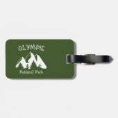 Olympischer Nationalpark Gepäckanhänger (Rückseite horizontal)
