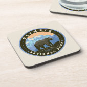 Olympischer Nationalpark Getränkeuntersetzer (Linke Seite)