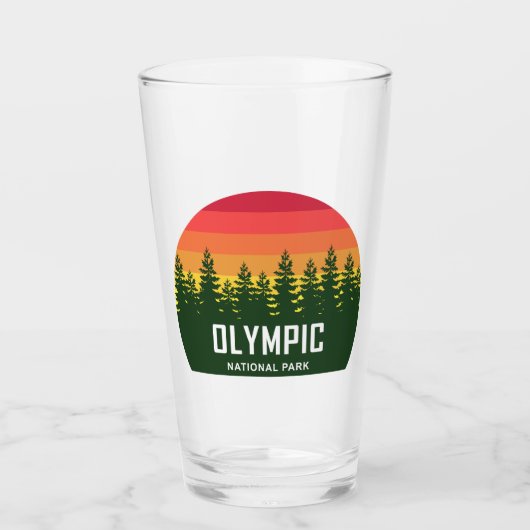 Olympischer Nationalpark Glas (Vorderseite)