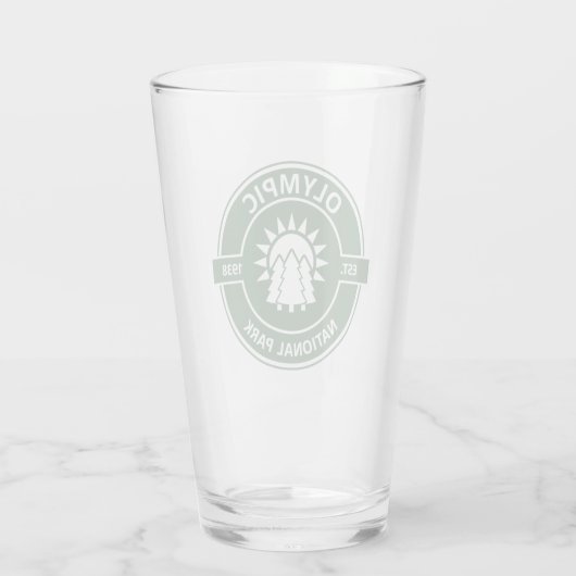 Olympischer Nationalpark Glas (Rückseite)