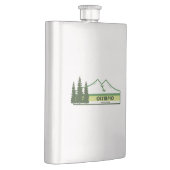 Olympischer Nationalpark Grüne Streifen Flachmann (Rechts)