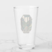 Olympischer Nationalpark Hoch Regenwald Vintag Glas (Rückseite)
