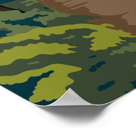 Olympischer Nationalpark Hoch Regenwald Vintag Poster (Ecke)