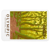 Olympischer Nationalpark Hoh Rainforest Art Magnet (Horizontal)