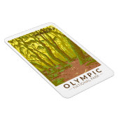 Olympischer Nationalpark Hoh Rainforest Art Magnet (Rechte Seite)