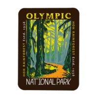 Olympischer Nationalpark Hoh Regenwald erschüttert