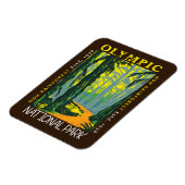 Olympischer Nationalpark Hoh Regenwald erschüttert Magnet (Linke Seite)