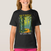 Olympischer Nationalpark Hoh Regenwald erschüttert T-Shirt (Vorderseite)