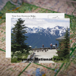 Olympischer Nationalpark Hurricane Ridge Travel Fo Postkarte