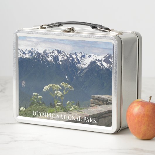 Olympischer Nationalpark Landschaft Metall Brotdose (Beispiel)