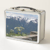 Olympischer Nationalpark Landschaft Metall Brotdose (Vorderseite)