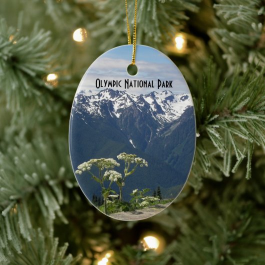 Olympischer Nationalpark Landschaft Urlaub Keramikornament (Baum)