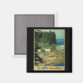 Olympischer Nationalpark Magnet (Vorderseite/Rückseite)