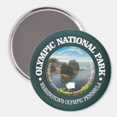 Olympischer Nationalpark Magnet (Vorderseite/Rückseite)