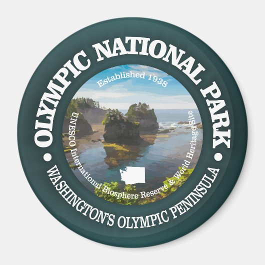 Olympischer Nationalpark Magnet (Vorne)