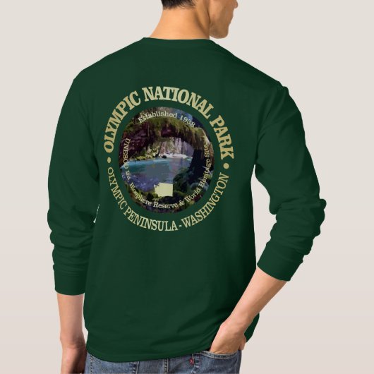 Olympischer Nationalpark (NP2) T-Shirt (Rückseite)