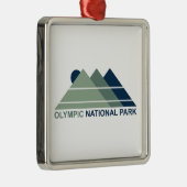 Olympischer Nationalpark Ornament Aus Metall (Rechts)