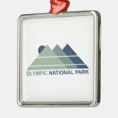 Olympischer Nationalpark Ornament Aus Metall (Links)