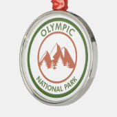 Olympischer Nationalpark Ornament Aus Metall (Links)