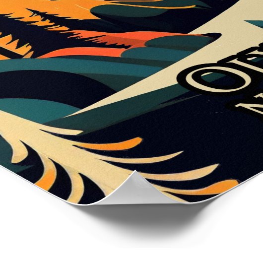 Olympischer Nationalpark Poster (Ecke)