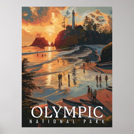 Olympischer Nationalpark Poster (Vorne)