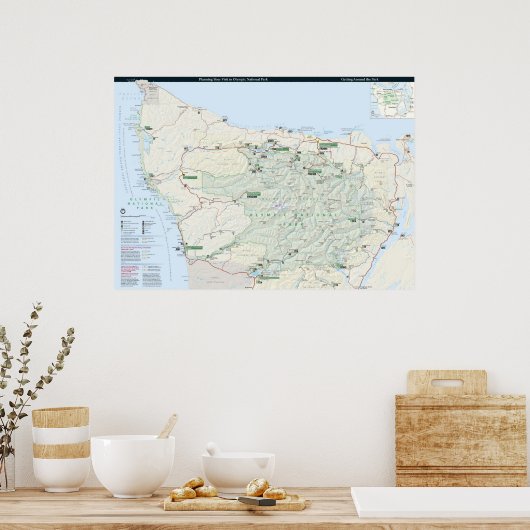 Olympischer Nationalpark Poster (Küche)