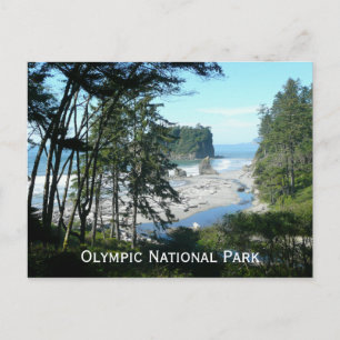 Olympischer Nationalpark Postkarte