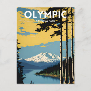 Olympischer Nationalpark Postkarte