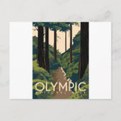 Olympischer Nationalpark Postkarte (Vorderseite)