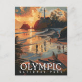 Olympischer Nationalpark Postkarte (Vorderseite)