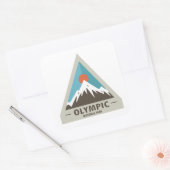 Olympischer Nationalpark Quadratischer Aufkleber (Umschlag)