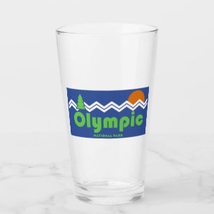 Olympischer Nationalpark Retro Glas