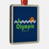 Olympischer Nationalpark Retro Ornament Aus Metall (Rechts)