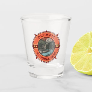 Olympischer Nationalpark Roosevelt Elk Retro Compa Schnapsglas