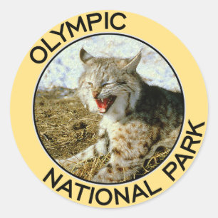 Olympischer Nationalpark Runder Aufkleber
