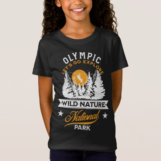 Olympischer Nationalpark T-Shirt (Vorderseite)