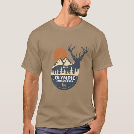 Olympischer Nationalpark T-Shirt (Vorderseite)