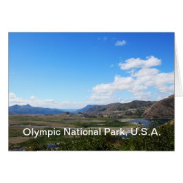 Olympischer Nationalpark, U.S.A. Schöne Landschaft