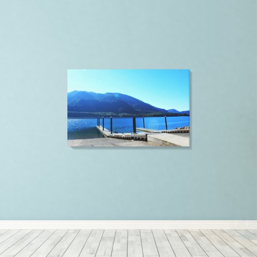 Olympischer Nationalpark, U.S.A. Schöne Landschaft Leinwanddruck (Insitu (Holzboden))