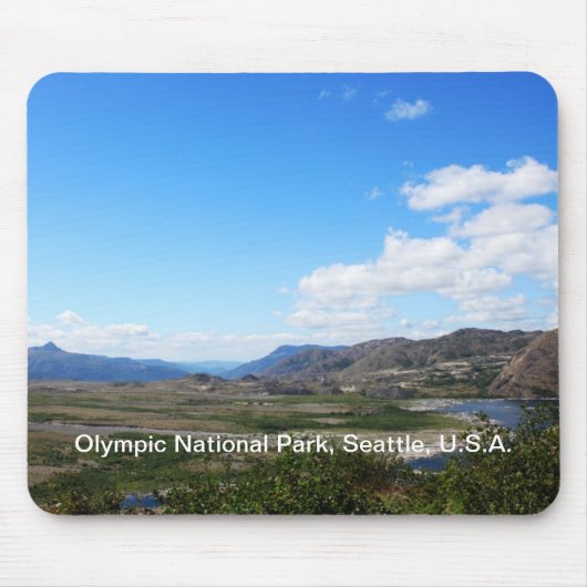 Olympischer Nationalpark, U.S.A. Schöne Landschaft Mousepad (Vorne)