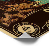 Olympischer Nationalpark Vintag Poster (Ecke)