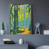 Olympischer Nationalpark Washington Hoh Rainforest Poster