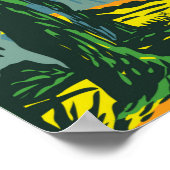 Olympischer Nationalpark Washington Hoh Rainforest Poster (Ecke)