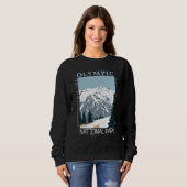 Olympischer Nationalpark Washington in Bedrängnis Sweatshirt (Vorne ganz)
