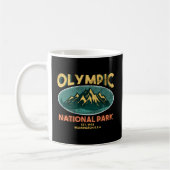 Olympischer Nationalpark Washington Mountain Kaffeetasse (Links)