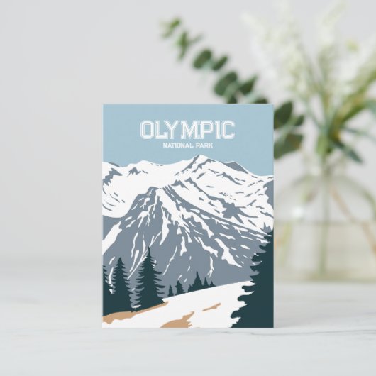 Olympischer Nationalpark Washington Postcard Postkarte (Stehend Vorderseite)