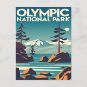 Olympischer Nationalpark Washington Rocky Beach Postkarte (Vorderseite)