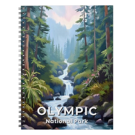 Olympischer Nationalpark | Washington Travel Notizblock (Vorderseite)