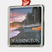 Olympischer Nationalpark | Washingtoner Staat Ornament Aus Metall (Links)
