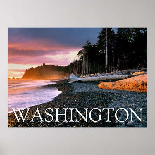 Olympischer Nationalpark | Washingtoner Staat Poster (Vorne)